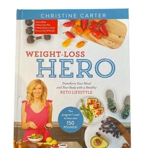 Weight Loss Hero Keto lifestyle book with recipes, restaurant swaps, etc